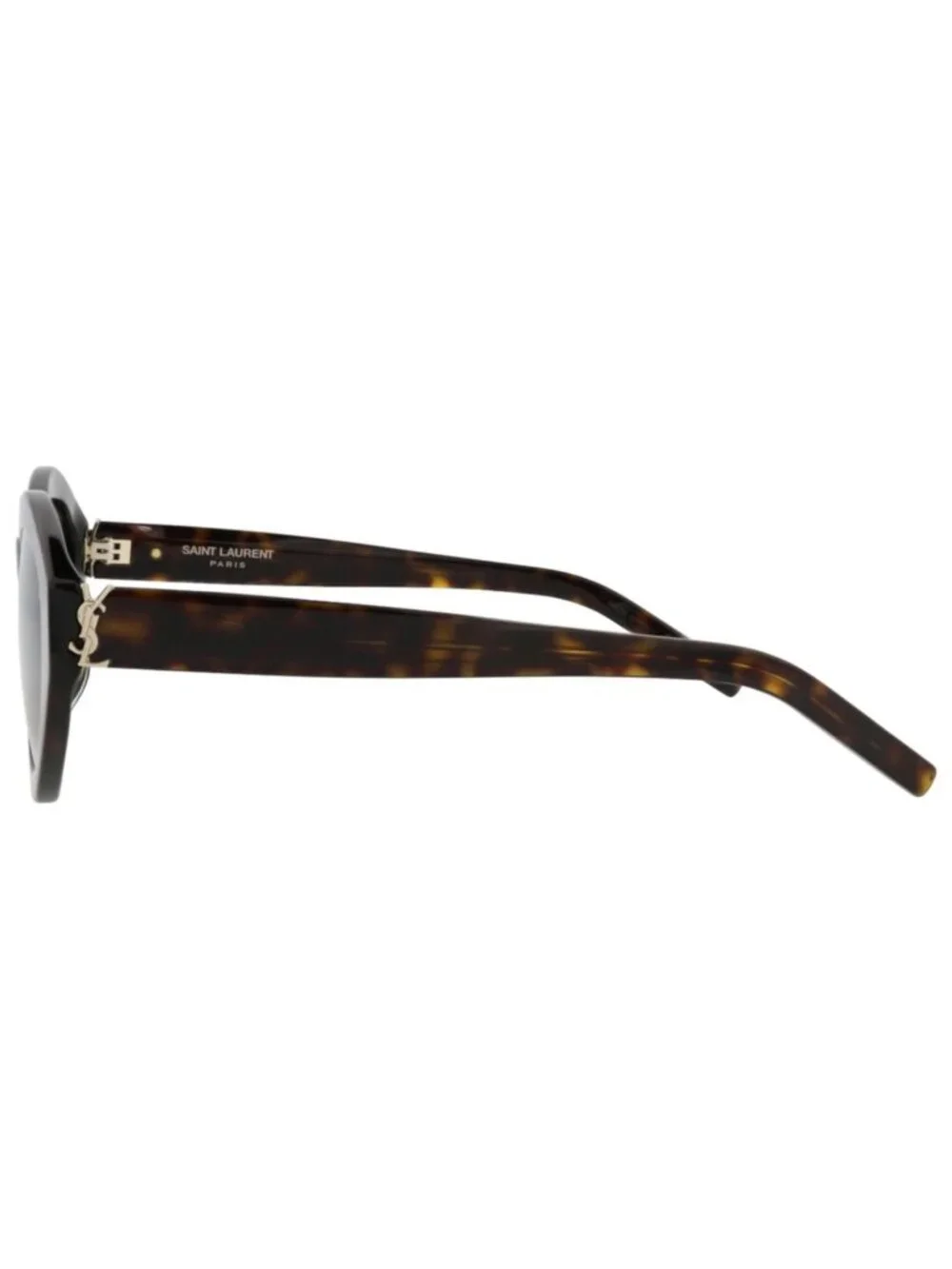 New Saint Laurent Women's Sunglasses Cat Eye Acetate Frame Havana Havana Grey